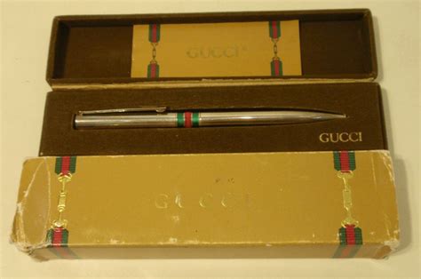 gucci sterling silver ballpoint pen|Gucci Pen for sale .